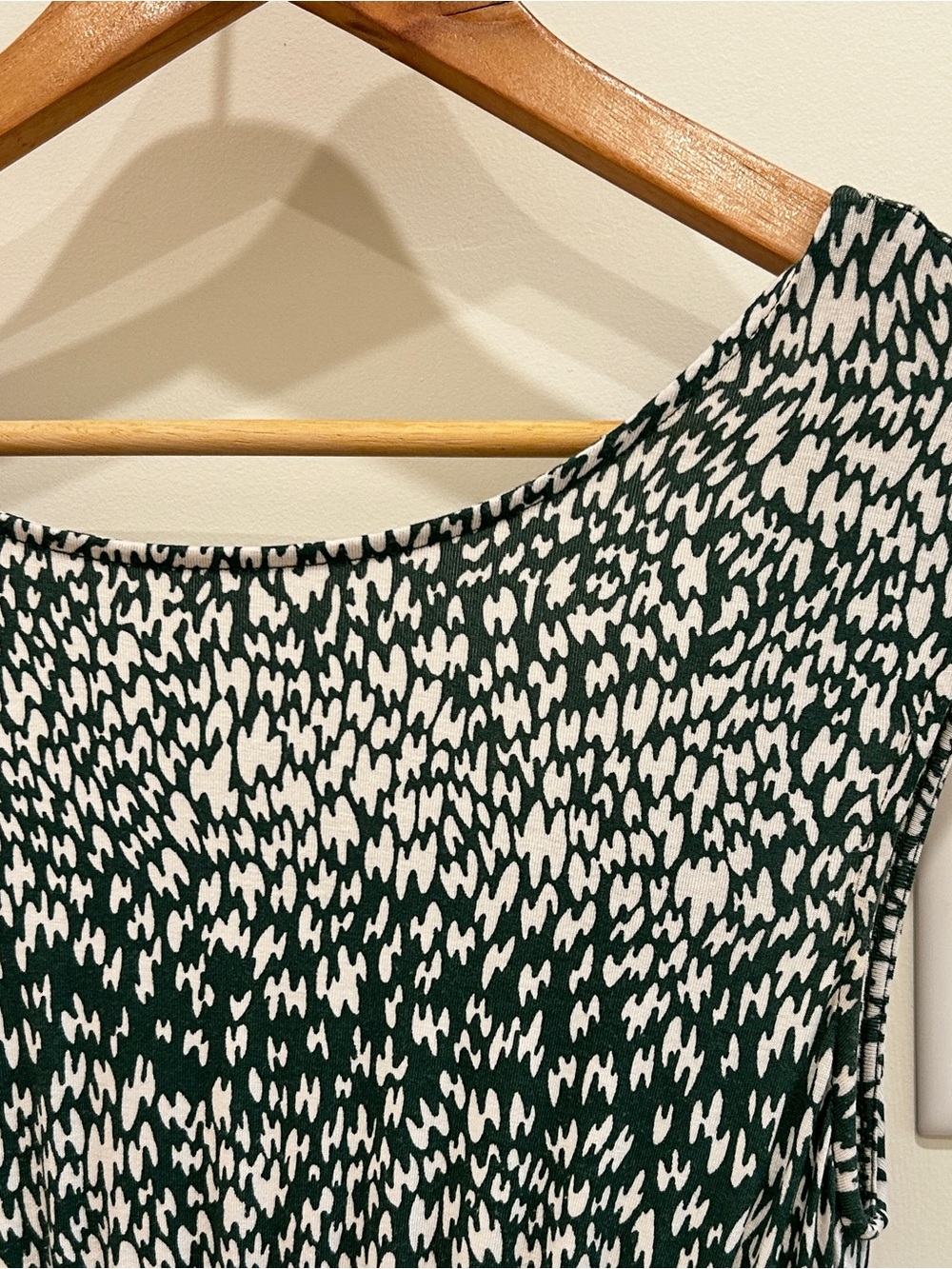 Moulinette Soeurs Green and White Midi Dress